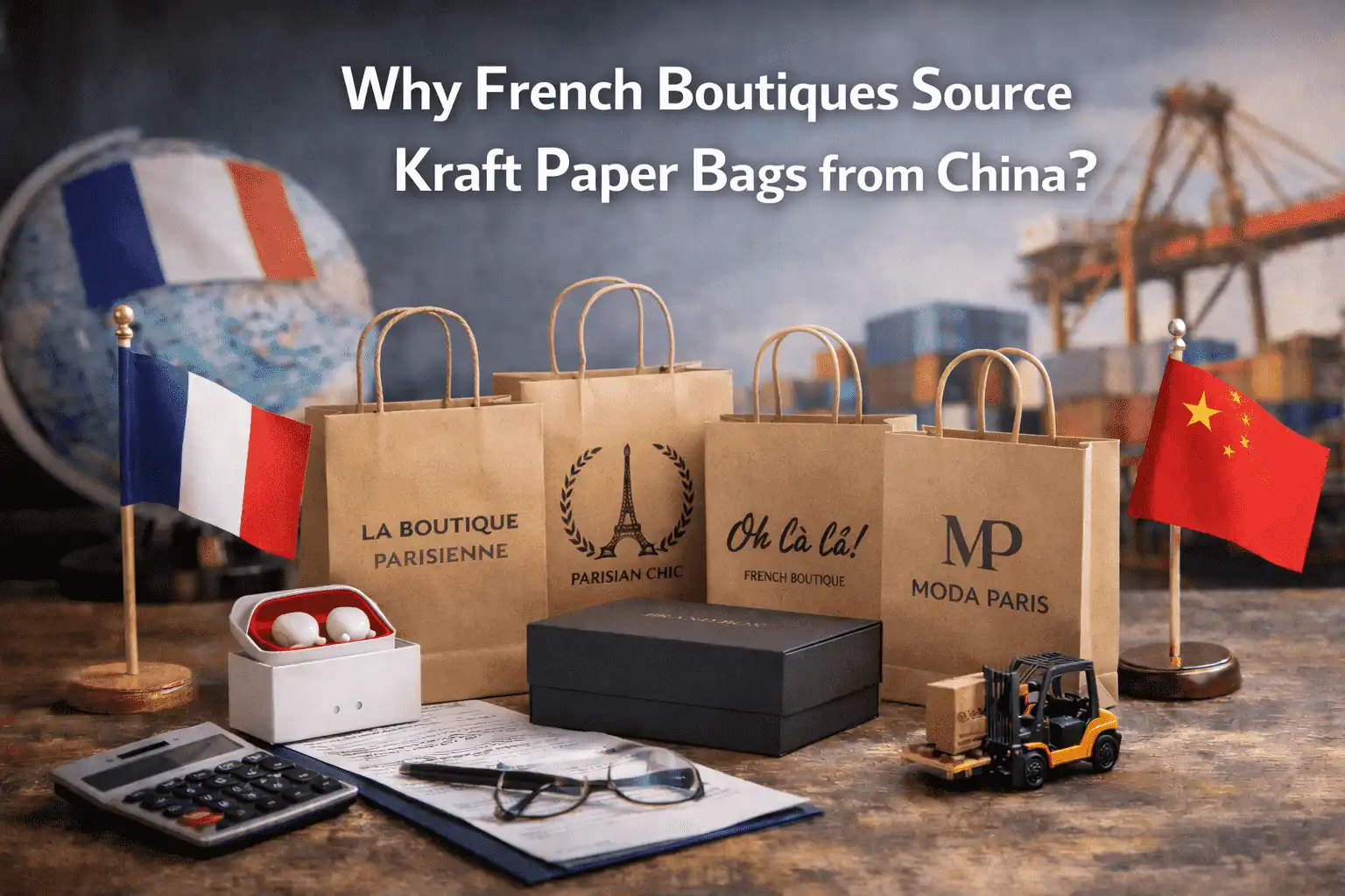 Why French Boutiques Source Kraft Paper Bags from China?